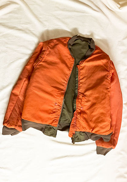 VOO ヴォー | MA-1 feat. LIF サイズ：KING(L-XL中間) カラー：CAMEL