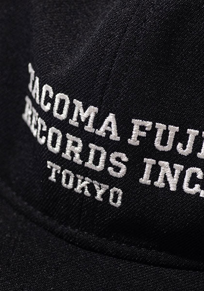 TACOMA FUJI RECORDS タコマフジレコード |  INC CAP  designed by Shuntaro Watanabe カラー：BLACK