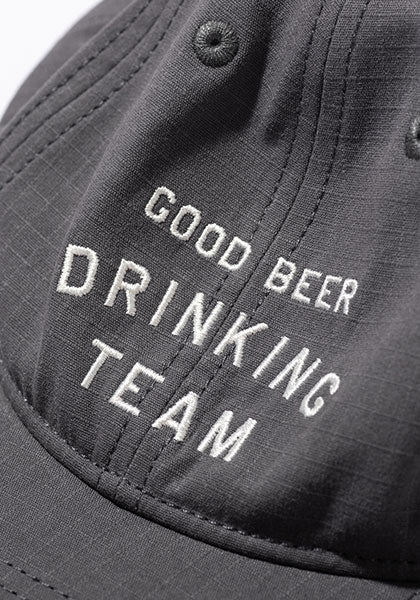 TACOMA FUJI RECORDS タコマフジレコード |  GOOD BEER DRINKING TEAM CAP designed by Shuntaro Watanabe カラー：CHARCOAL