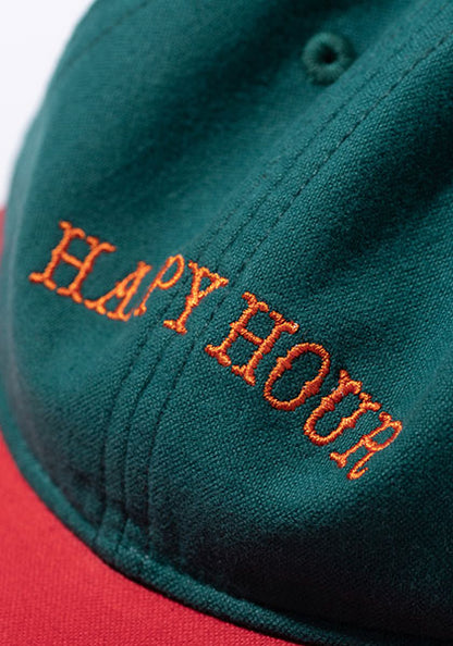 TACOMA FUJI RECORDS タコマフジレコード |  HAPPY HOUR CAP designed by Jerry UKAI カラー：GREENxORANGE