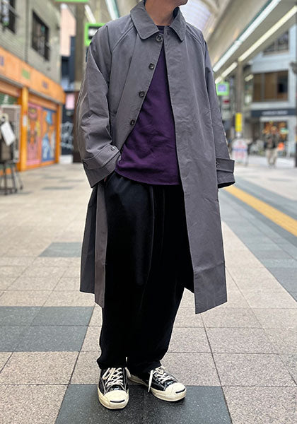 KELEN ケレン | BAL COLLAR COAT / バルカラーコート カラー:CHARCOAL