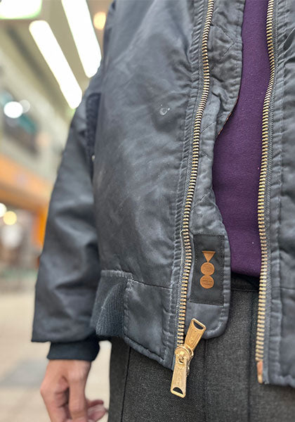 VOO ヴォー | MA-1 feat. LIF サイズ：KING(L-XL中間) カラー：BLACK