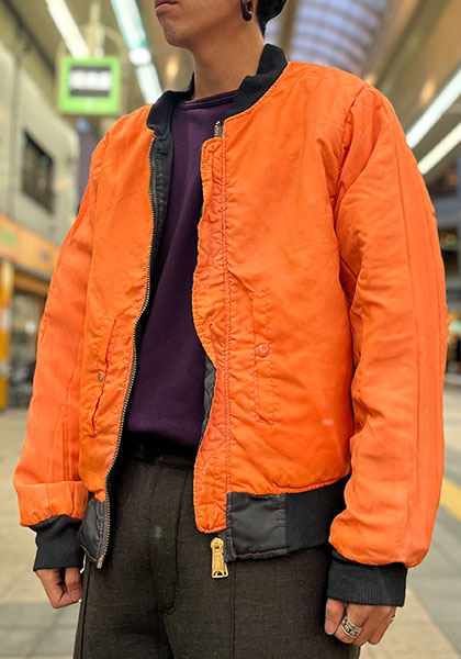 VOO ヴォー | MA-1 feat. LIF サイズ：KING(L-XL中間) カラー：BLACK