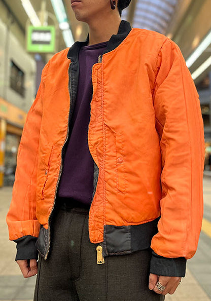 VOO ヴォー | MA-1 feat. LIF サイズ：KING(L-XL中間) カラー：BLACK