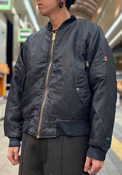 VOO ヴォー | MA-1 feat. LIF サイズ：QUEEN(M-L中間) カラー：BLACK