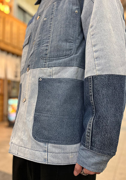 Nasngwam.（ナスングワム）| FOUNDRY JACKET Lサイズ カラー:DENIM A