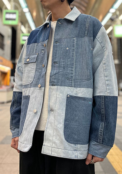 Nasngwam.（ナスングワム）| FOUNDRY JACKET Lサイズ カラー:DENIM A