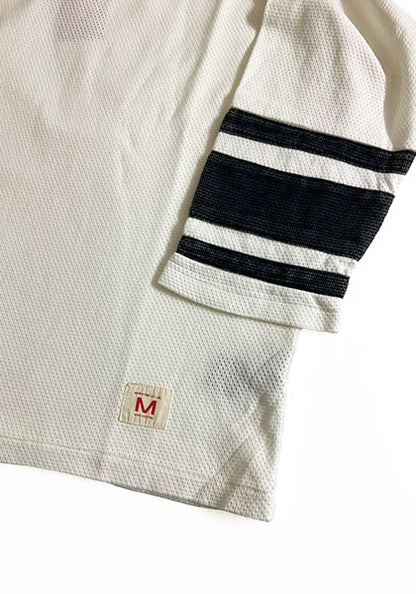 IMPRESTORE / インプレストア MESH FOOTBALL HALF SLEEVE / フットボールTEE カラー : FADED IVORY