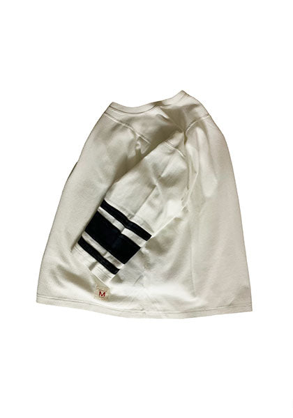 IMPRESTORE / インプレストア MESH FOOTBALL HALF SLEEVE / フットボールTEE カラー : FADED IVORY