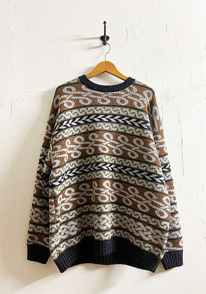 Nasngwam.(ナスングワム) | BRAID KNIT カラー:BROWN