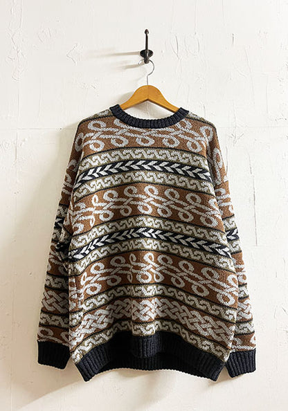 Nasngwam.(ナスングワム) | BRAID KNIT カラー:BROWN