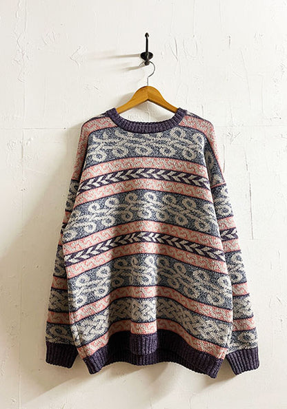 Nasngwam.(ナスングワム) | BRAID KNIT カラー:PURPLE