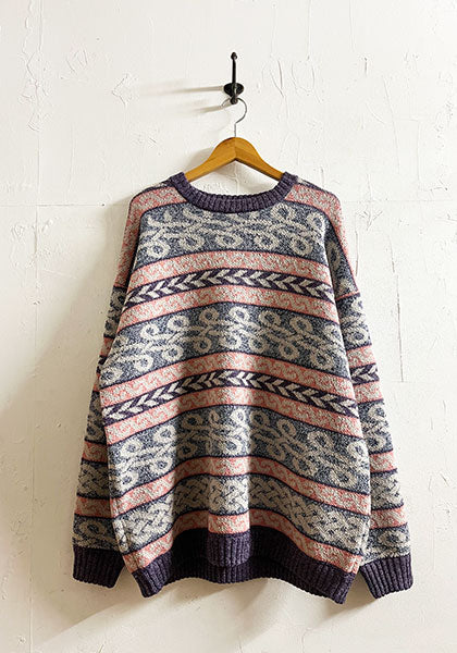 Nasngwam.(ナスングワム) | BRAID KNIT カラー:PURPLE