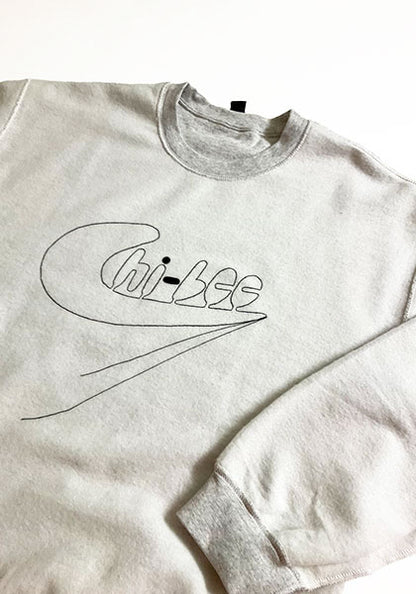 CHI-BEE × super market ロゴスウェット
