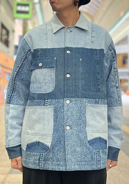 Nasngwam.（ナスングワム）| FOUNDRY JACKET Lサイズ カラー:DENIM B
