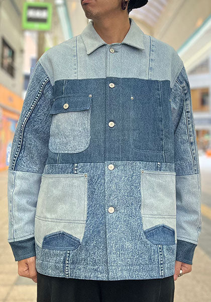Nasngwam.（ナスングワム）| FOUNDRY JACKET Lサイズ カラー:DENIM B