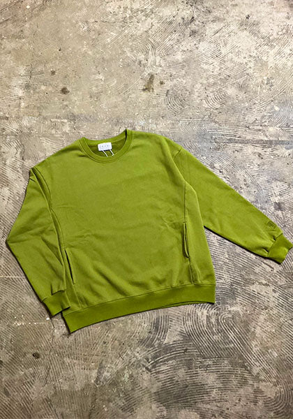 EVERYDAY -ORIGINAL POCKET SWEAT- スウェット カラー：ダスティオリーブ