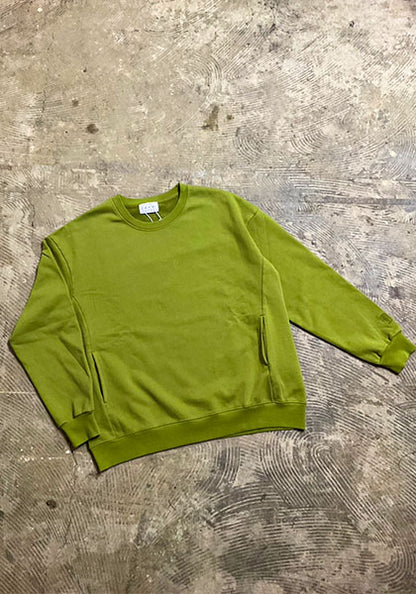 EVERYDAY -ORIGINAL POCKET SWEAT- スウェット カラー：ダスティオリーブ