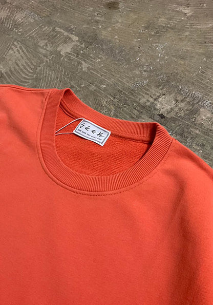 EVERYDAY -ORIGINAL POCKET SWEAT- スウェット カラー：ダスティオレンジ