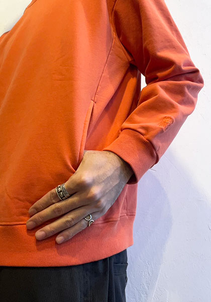 EVERYDAY -ORIGINAL POCKET SWEAT- スウェット カラー：ダスティオレンジ