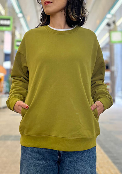 EVERYDAY -ORIGINAL POCKET SWEAT- スウェット カラー：ダスティオリーブ