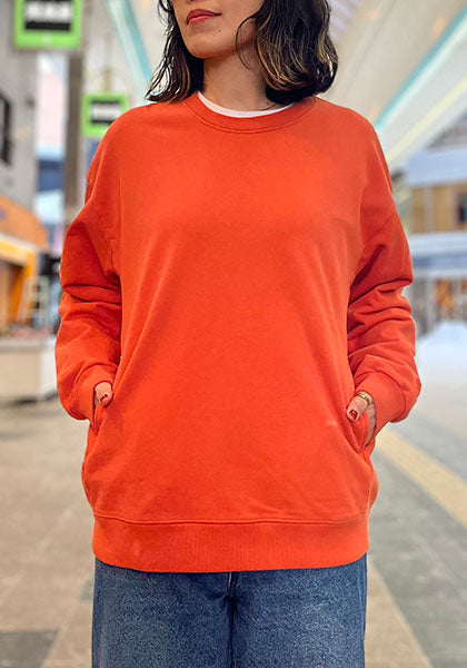 EVERYDAY -ORIGINAL POCKET SWEAT- スウェット カラー：ダスティオレンジ