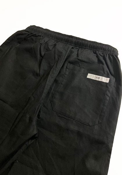 VOIRY ヴォイリー | DOCTOR PANTS LINEN カラー:BLACK