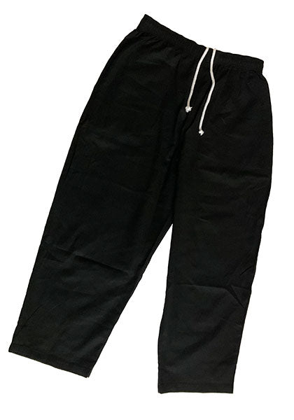 VOIRY ヴォイリー | SUNDAY PANTS LINEN カラー:BLACK