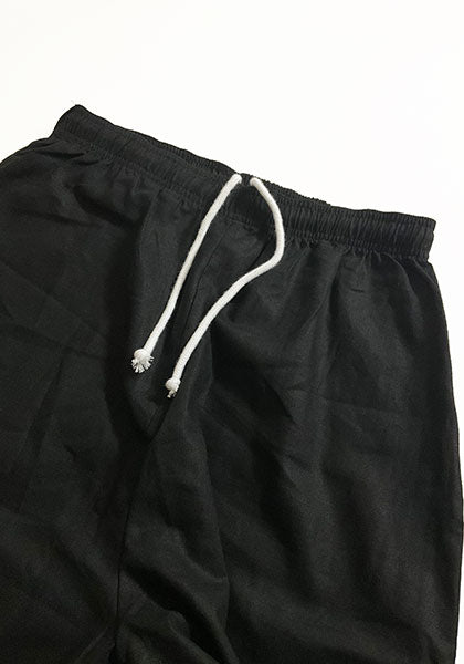 VOIRY ヴォイリー | SUNDAY PANTS LINEN カラー:BLACK