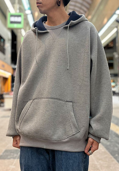 Nasngwam × IMPRESTORE | GOKU WARM FLEECE HOODIE  カラー:GRAY