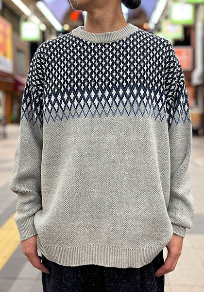 Nasngwam ナスングワム | PALING KNIT カラー:GRAY