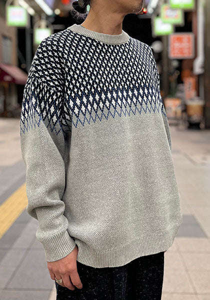 Nasngwam ナスングワム | PALING KNIT カラー:GRAY