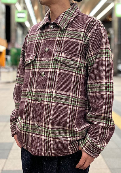 Nasngwam ナスングワム | CHIEF JACKET カラー:BURGUNDY