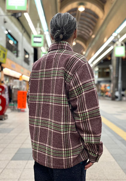 Nasngwam ナスングワム | CHIEF JACKET カラー:BURGUNDY