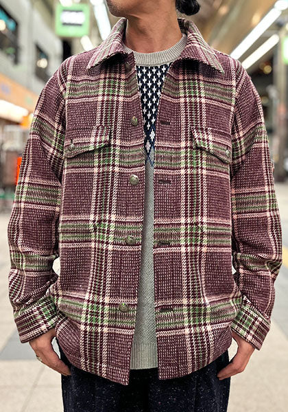 Nasngwam ナスングワム | CHIEF JACKET カラー:BURGUNDY