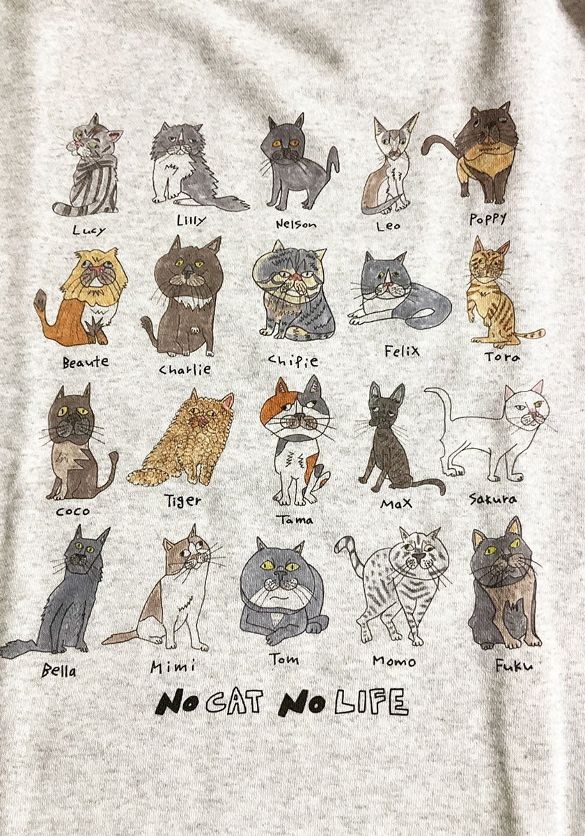 CHI-BEE CAT SWEAT カラー：ASH