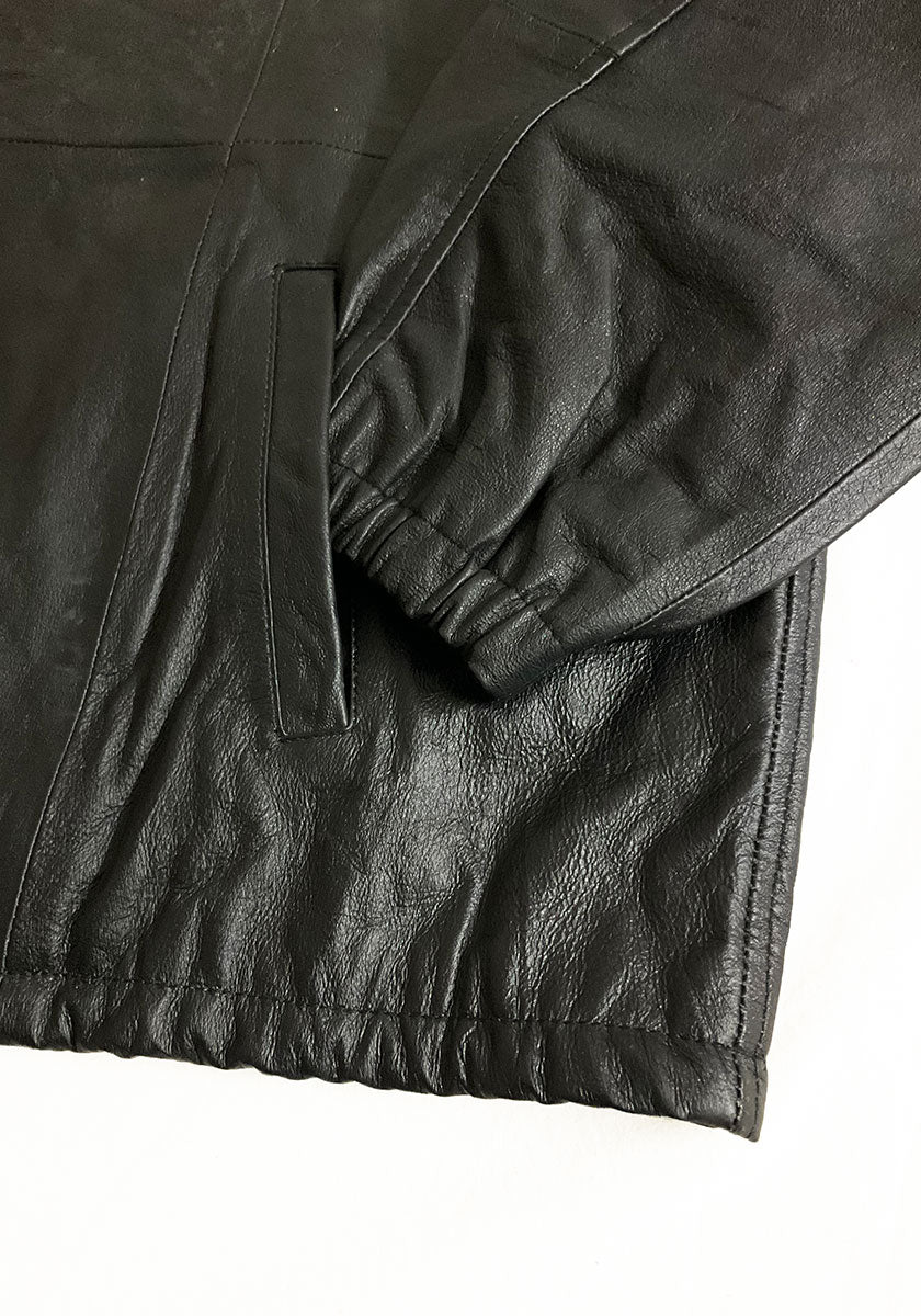 Nasngwam.（ナスングワム）| PUEBLO LEATHER COACH JKT XLサイズ [BLACK]