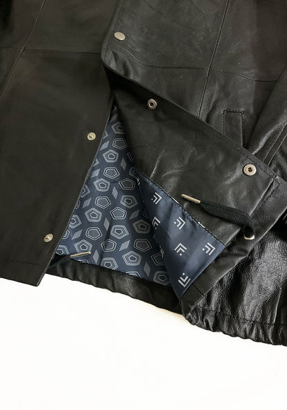 Nasngwam.（ナスングワム）| PUEBLO LEATHER COACH JKT XLサイズ [BLACK]