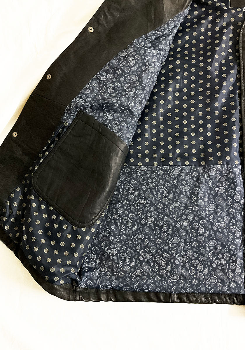 Nasngwam.（ナスングワム）| PUEBLO LEATHER COACH JKT XLサイズ [BLACK]