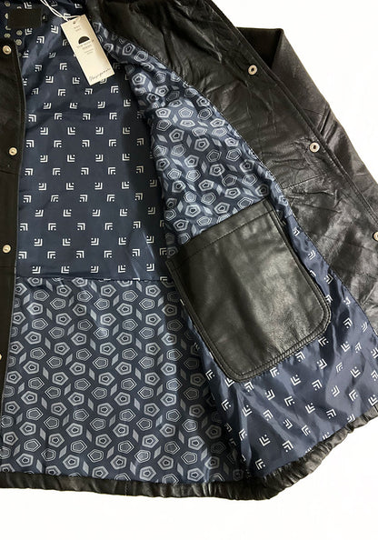 Nasngwam.（ナスングワム）| PUEBLO LEATHER COACH JKT XLサイズ [BLACK]