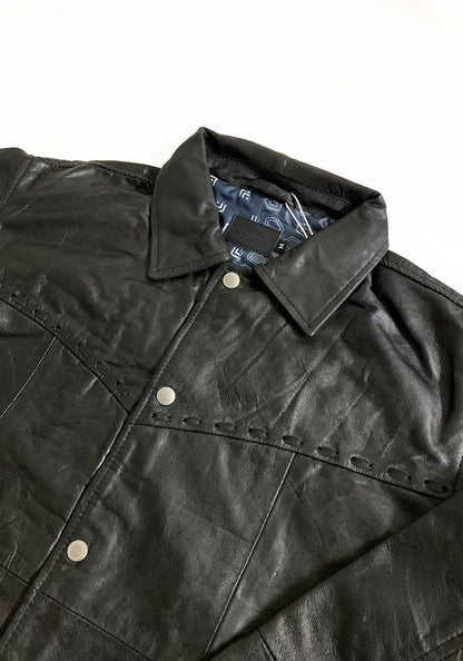 Nasngwam.（ナスングワム）| PUEBLO LEATHER COACH JKT Mサイズ [BLACK]