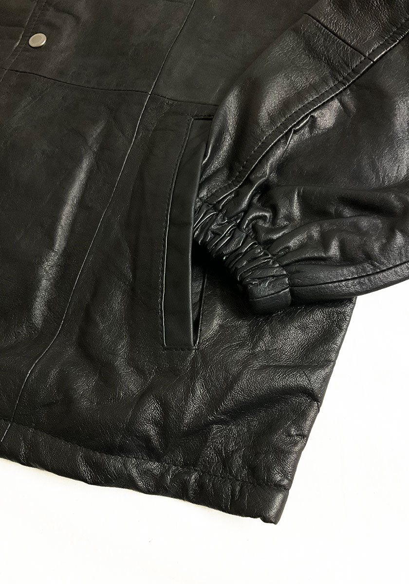 Nasngwam.（ナスングワム）| PUEBLO LEATHER COACH JKT Mサイズ [BLACK]
