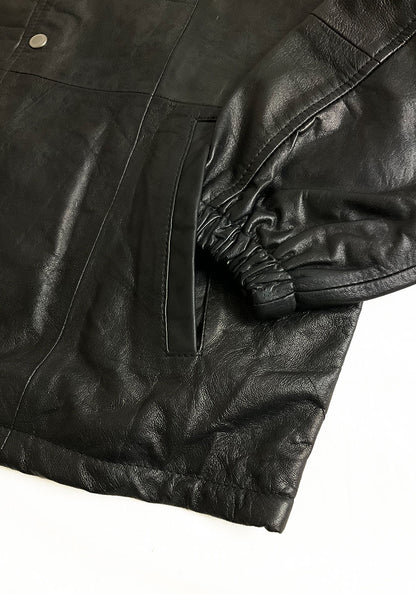 Nasngwam.（ナスングワム）| PUEBLO LEATHER COACH JKT Mサイズ [BLACK]