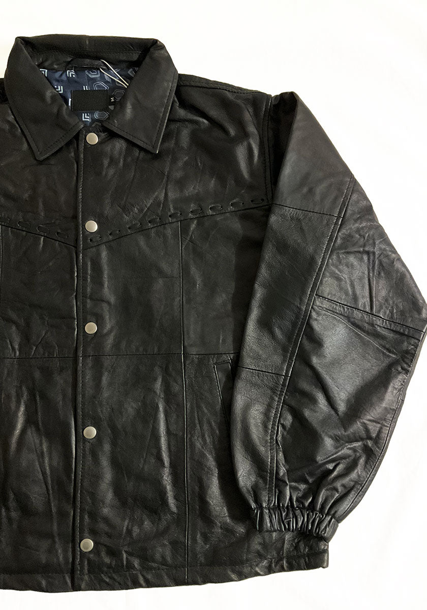 Nasngwam.（ナスングワム）| PUEBLO LEATHER COACH JKT Mサイズ [BLACK]