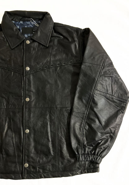 Nasngwam.（ナスングワム）| PUEBLO LEATHER COACH JKT Mサイズ [BLACK]
