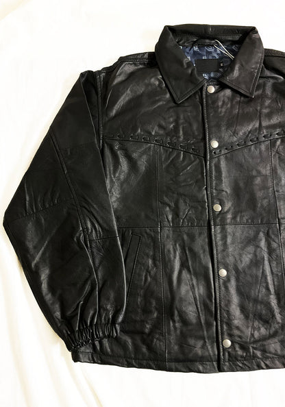 Nasngwam.（ナスングワム）| PUEBLO LEATHER COACH JKT Mサイズ [BLACK]