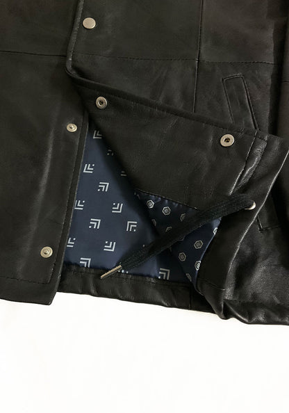 Nasngwam.（ナスングワム）| PUEBLO LEATHER COACH JKT Lサイズ [BLACK] A