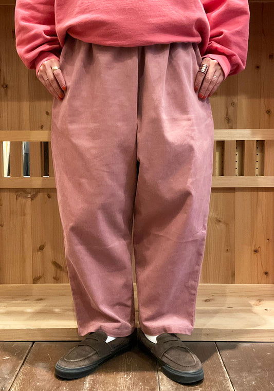 VOIRY ヴォイリー | SUNDAY PANTS CORDUROY カラー :クラシックローズ