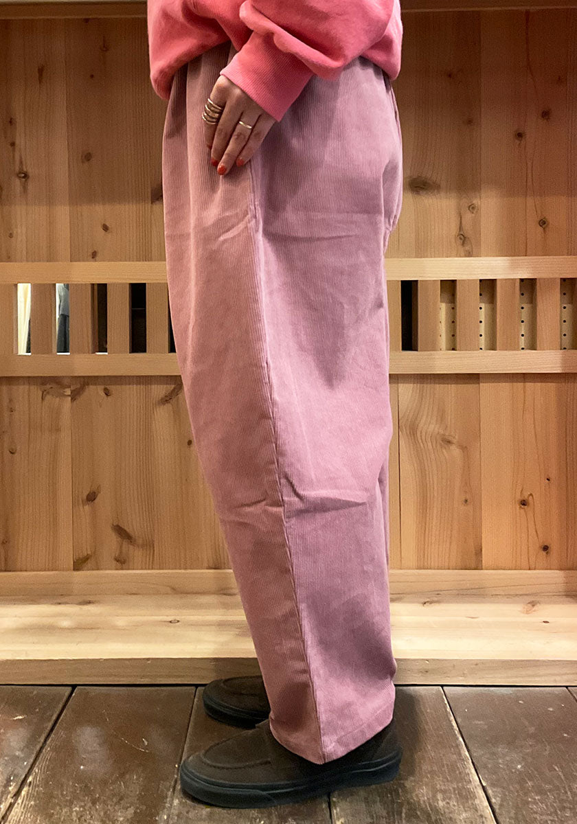 VOIRY ヴォイリー | SUNDAY PANTS CORDUROY カラー :クラシックローズ