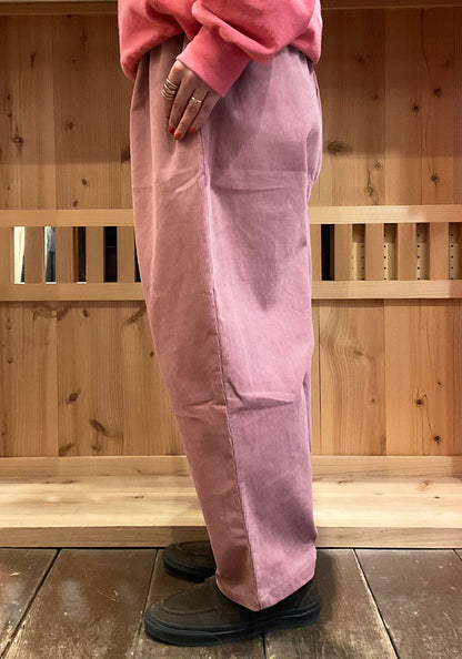 VOIRY ヴォイリー | SUNDAY PANTS CORDUROY カラー :クラシックローズ